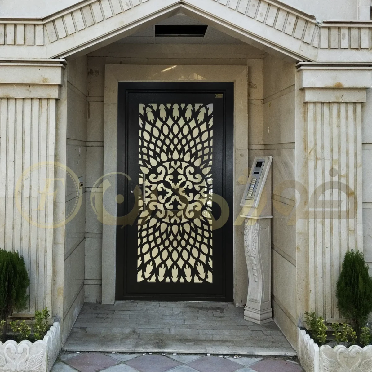 درب فلزی cnc سفارشی تابان کد CD 73 DB - تصویر 2