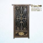 درب فرفورژه حیاطی کد 99021 L