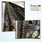 درب فرفورژه حیاطی کد 99021 L - Image 4