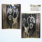 درب فرفورژه فلزی کد 99008L - Image 4