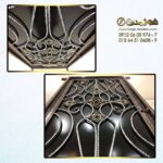 درب فرفورژه حیاطی کد 99021 L - Image 6