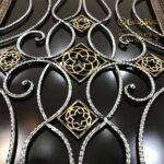 درب فرفورژه حیاطی کد 99021 L - Image 9