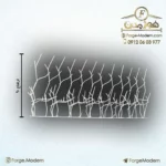 حفاظ شاخ گوزنی زرتا تراکم 34 میلگرد 8