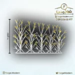 حفاظ لیلیوم تراکم ۷۵ گل ۱۰۰ سانت ۲ متری ۵ بوته سفید کوره ای