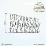 حفاظ شاخ گوزنی دژان تراکم 40 میلگرد 10 کوره ای - Image 12