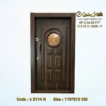 درب ضد سرقت آرامیس گردویی کد 2114