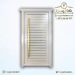 درب فلزی CNC سفید کد CD 128 DW