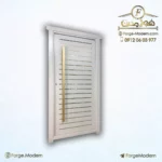 درب فلزی CNC سفید کد CD 128 DW