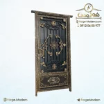 درب فرفورژه فلزی قالیچه کد 99101R - تصویر 2