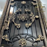 درب فرفورژه فلزی قالیچه کد 99101R - تصویر 5