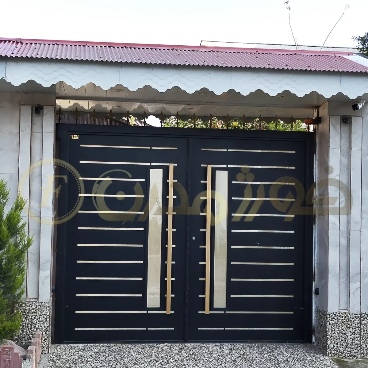 درب فلزی CNC پرند کد CD 123 YB - Image 2