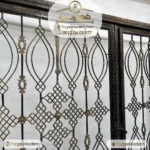 درب فرفورژه پارکینگی کد 99605R - Image 3