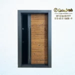 درب ضد سرقت طرح ترمود مدادی شیشه کد AR 2004