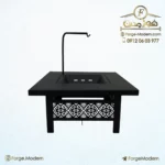 آتشدان مربع CNC فضای باز