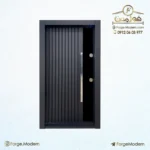 درب ضد سرقت طرح الین فلز و شیشه کد AR 2010